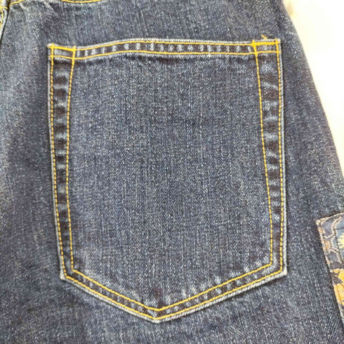 タケシ コウサカ バイ ワイズ ピンクレーベル TAKESHI KOSAKA by Ys Pink Label リペア加工デニムパンツ レディース JPN:2