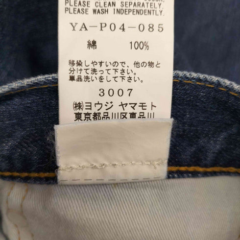 ワイズ バングオン Ys BANG ON ストレートデニムパンツ メンズ JPN:4