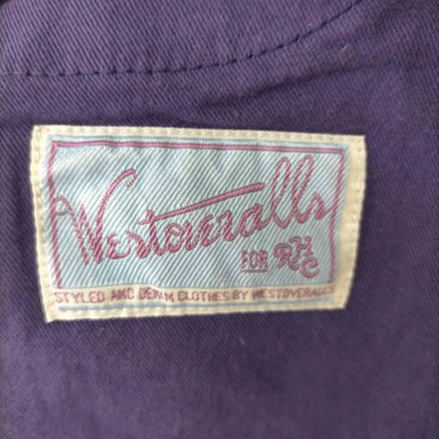 ウエストオーバーオールズ WESTOVERALLS ウエストオーバーオールズ WESTOVERALLS for RHC 701Rコーデュロイパンツ ストレート パープル 紫 レディース
