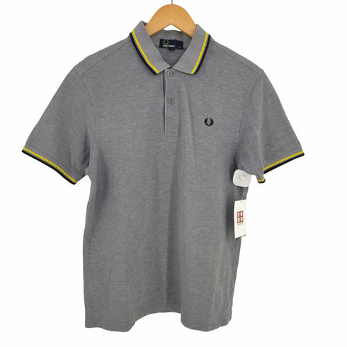 フレッドペリー FRED PERRY 刺繍ロゴ ポロシャツ メンズ M
