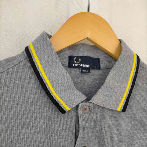 フレッドペリー FRED PERRY 刺繍ロゴ ポロシャツ メンズ M