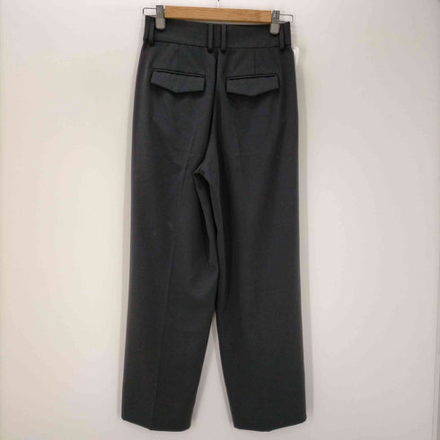 アダムエロペ Adam et Rope センタープレス ジップフライ スラックスパンツ レディース