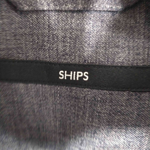 シップス SHIPS セミワイドカラー リネン ショートスリーブ シャツ メンズ import:M