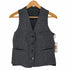 ライト WRYHT ARTISAN SACK VEST GLEN CHECK ベスト グレンチェック ツイード Vネック 前開き 異素材切替 グレー 黒 ブラック レディース