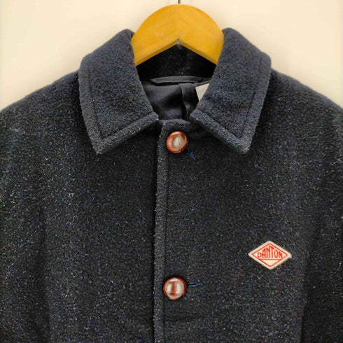 ダントン DANTON ステンカラーコート ロング ウール くるみボタン レディース JPN:XS