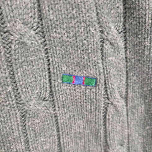 アレキサンダージュリアン ALEXANDER JULIAN ロゴ刺繍ケーブルニット メンズ JPN:XL