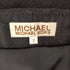 マイケルマイケルコース Michael Michael Kors ベルト付きウールスカート 膝丈 フレア タック 2 黒 ブラック レディース JPN:2