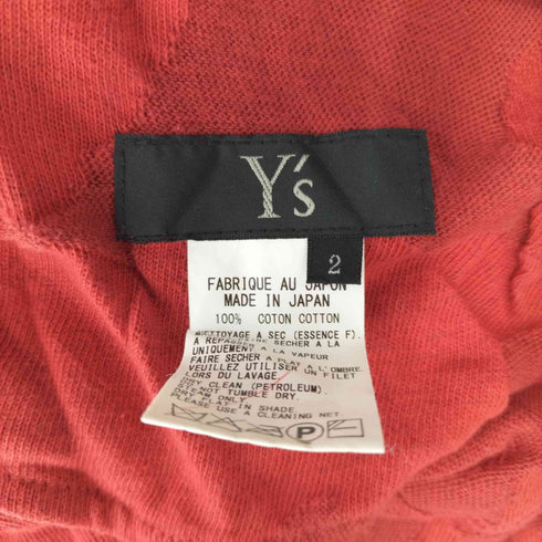 ワイズ Y’s ノースリーブコットンニットワンピース レディース JPN:2