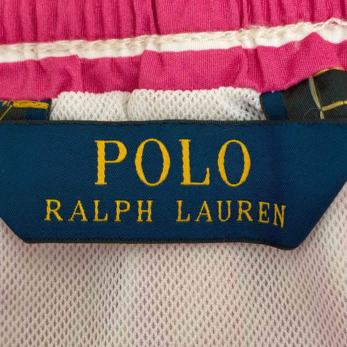 ポロラルフローレン POLO RALPH LAUREN ポニー刺繍 ストライプビーチショーツ メンズ L