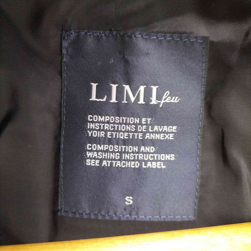 リミフゥ LIMI feu ウールギャバジンノーカラークロップドジャケット レディース JPN:S
