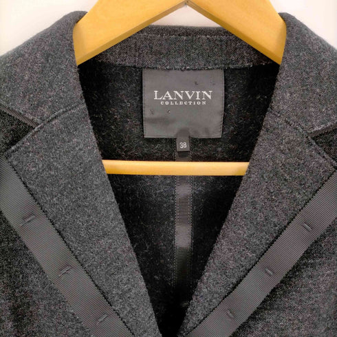 ランバンコレクション LANVIN COLLECTION テーラードジャケット シングル ウール レディース JPN:M