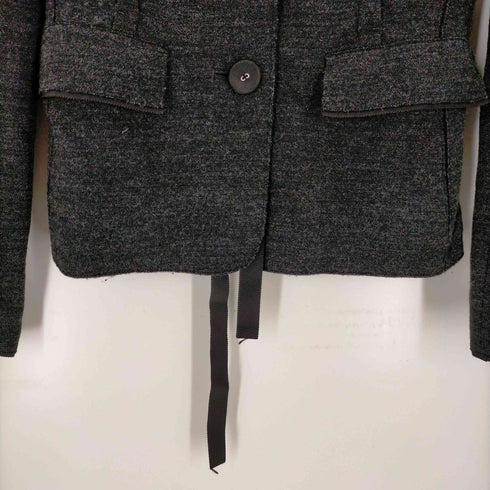 ランバンコレクション LANVIN COLLECTION テーラードジャケット シングル ウール レディース JPN:M