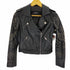 ゲス GUESS ボールスタッズ レザージャケット ダブルライダースジャケット レディース XS