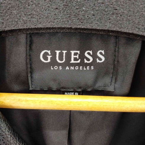 ゲス GUESS ボールスタッズ レザージャケット ダブルライダースジャケット レディース XS