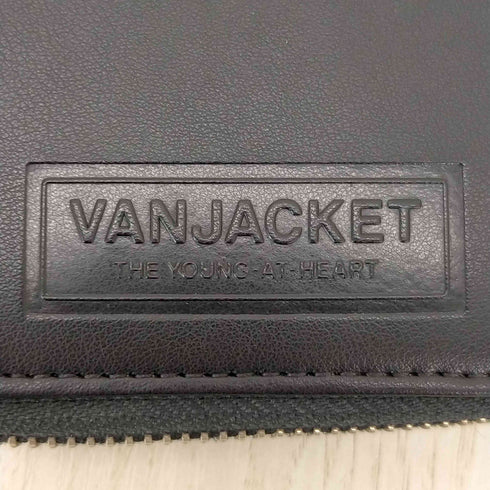 ヴァンヂャケット VAN JAC ラウンドジップ 二つ折り財布 メンズ