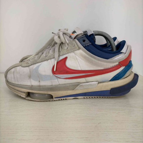 サカイ Sacai ZOOM CORTEZ White and University Red メンズ JPN:26
