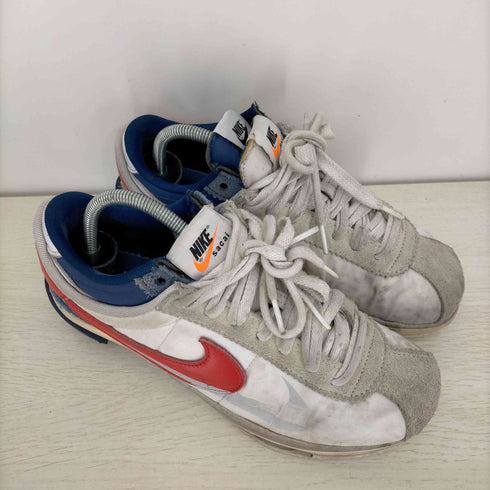 サカイ Sacai ZOOM CORTEZ White and University Red メンズ JPN:26