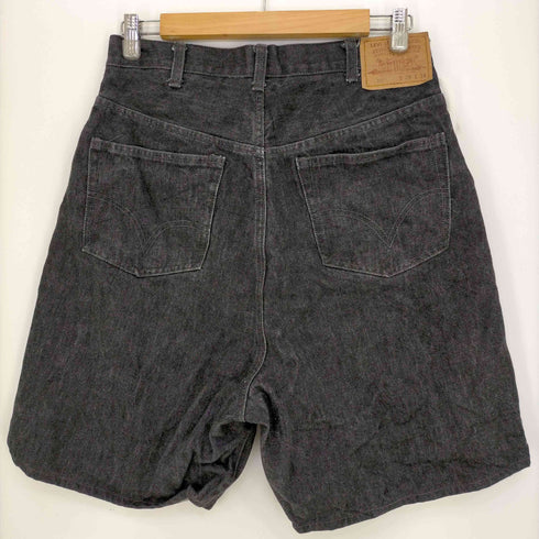 リーバイス Levis 512 ブラックデニムワイドショーツ ハーフパンツ メンズ W29