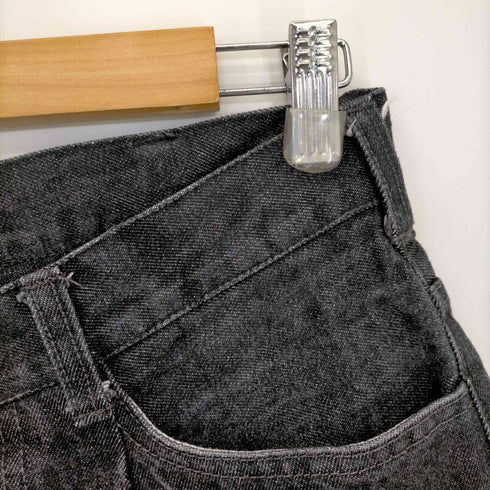 リーバイス Levis 512 ブラックデニムワイドショーツ ハーフパンツ メンズ W29