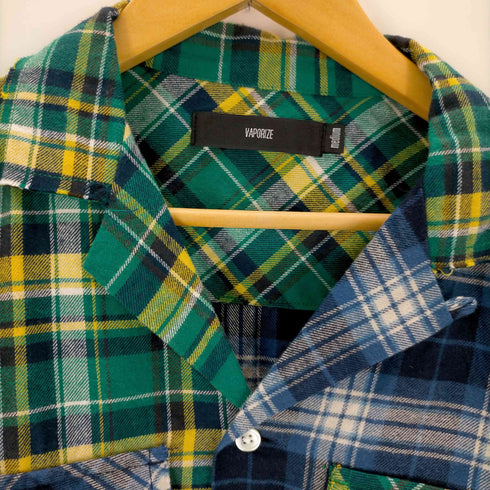 ビームス BEAMS チェックオープンカラーシャツ メンズ JPN:M