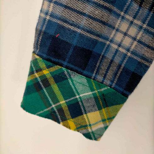 ビームス BEAMS チェックオープンカラーシャツ メンズ JPN:M