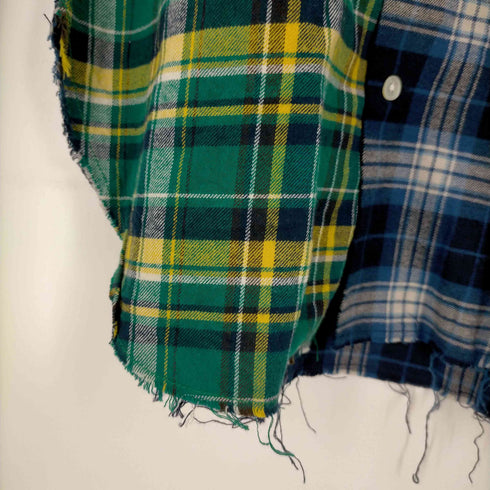 ビームス BEAMS チェックオープンカラーシャツ メンズ JPN:M