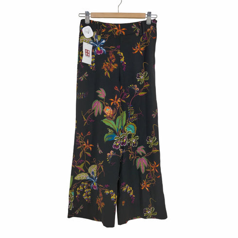 エイチアンドエム H&M 花柄 ワイドスラックスパンツ レディース EUR:34
