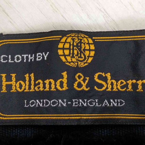 フメイ HOLLAND & SHERRY 裏地花柄 2タック ワイドワークパンツ メンズ