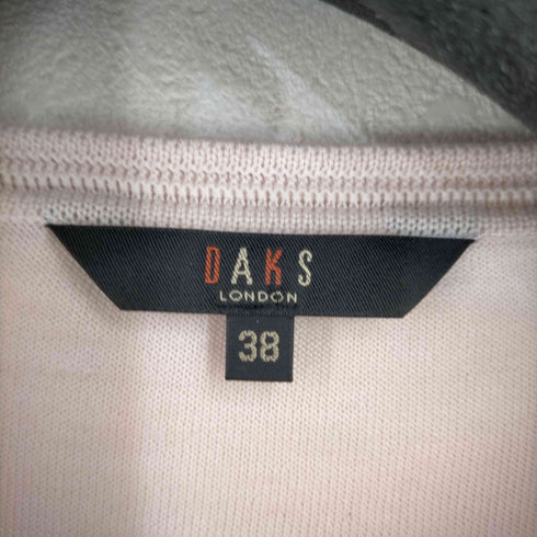 ダックス DAKS 花柄切替 ウールカーディガン レディース 38