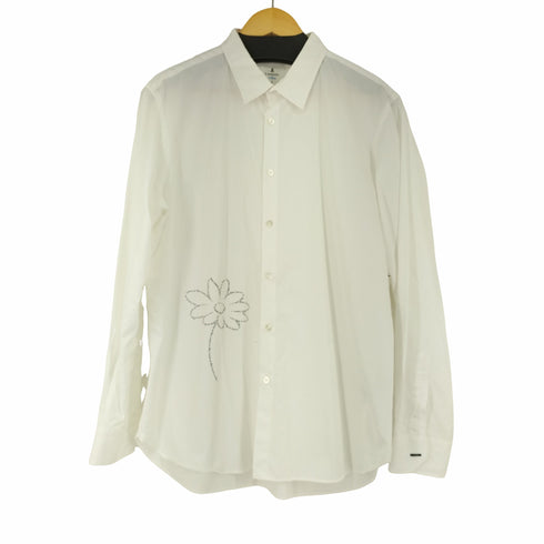 ランバンオンブルー LANVIN en Bleu フロントプリント L/S シャツ メンズ EUR:52