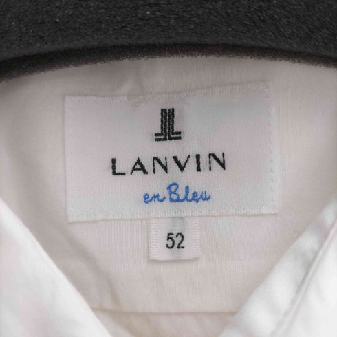 ランバンオンブルー LANVIN en Bleu フロントプリント L/S シャツ メンズ EUR:52