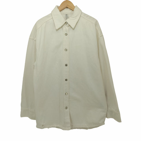 ザラ ZARA デニムコーチジャケット デニムジャケット レディース import:M