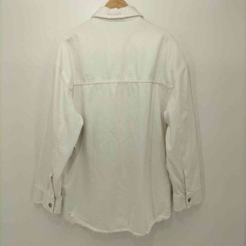 ザラ ZARA デニムコーチジャケット デニムジャケット レディース import:M