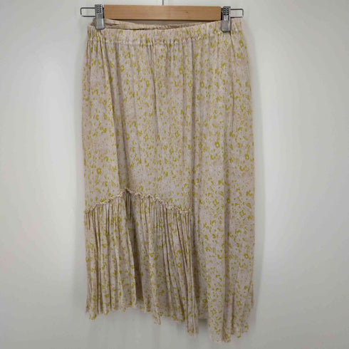 パドカレ pas de calais 総柄 ミディアム スカート レディース DE:38