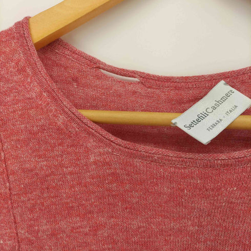 セッテフィーリ カシミア Settefili Cashmere ニット リネン カットソー ニットソー 長袖 プルオーバー クルーネック トップス メンズ JPN:XS