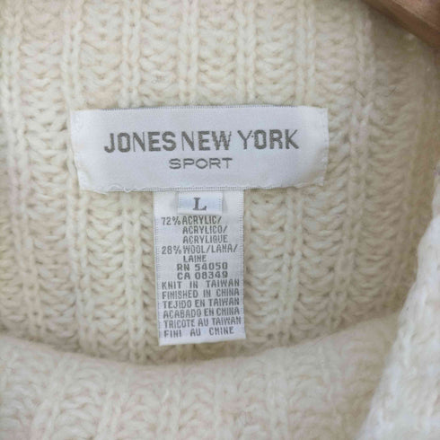 ジョーンズニューヨーク JONES NEW YORK アクリルウール モックネックニット レディース import:L