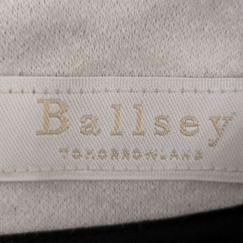 ボールジー BALLSEY 21SS コットンボーダージャカード タックパフスリーブプルオーバー レディース import:S