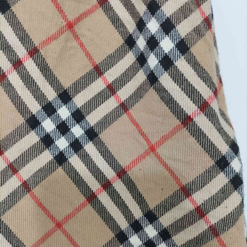 バーバリーズ BURBERRYS ノバチェック 膝丈 ウールミニスカート レディース JPN:40