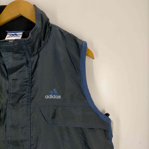 アディダス adidas 00s パフォーマンスロゴ刺繍 中綿ベスト メンズ JPN:M
