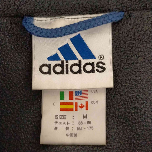 アディダス adidas 00s パフォーマンスロゴ刺繍 中綿ベスト メンズ JPN:M