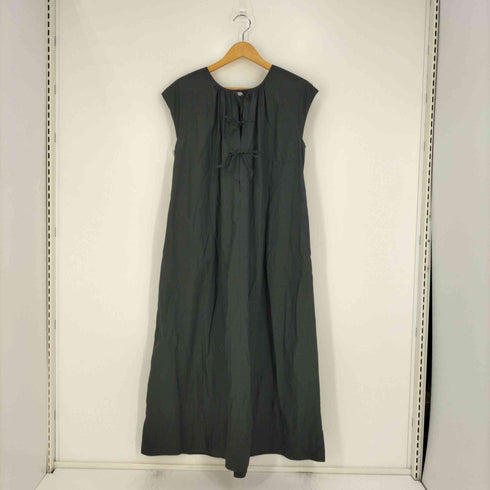 ブラックバイマウジー BLACK by moussy blkby back ribbon long one-piece バックリボンロングワンピース レディース FREE