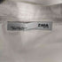 ザラ ZARA ストライプ切替 ノーカラー半袖シャツ メンズ