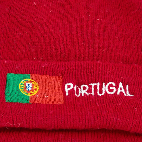 ポルトガル国旗刺繍 ビーニー メンズ