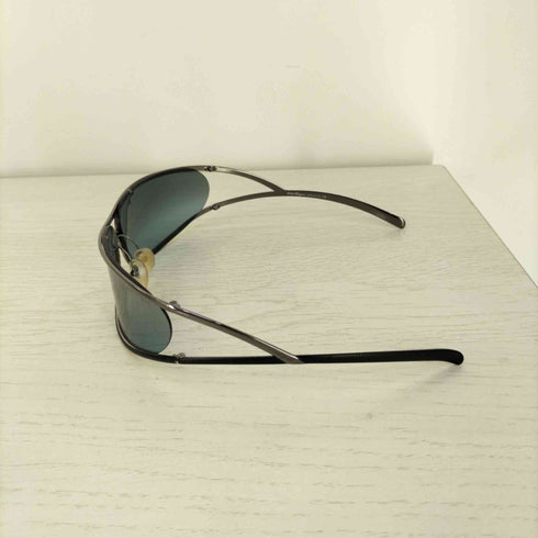 サルヴァトーレフェラガモ Salvatore Ferragamo イタリア製 シルバーフレームサングラス メンズ 77□10