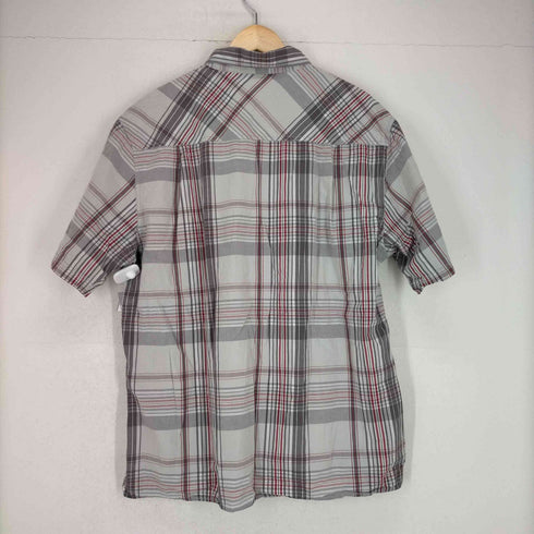 チェック柄半袖シャツ メンズ 2xl
