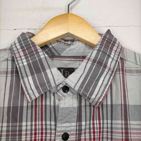 チェック柄半袖シャツ メンズ 2xl