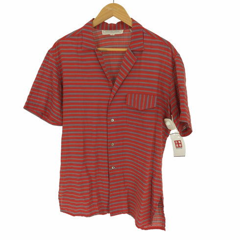 ジェフリービーン GEOFFREY BEENE ボーダー柄シャツ メンズ import:M