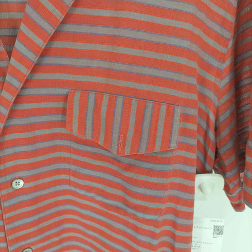 ジェフリービーン GEOFFREY BEENE ボーダー柄シャツ メンズ import:M