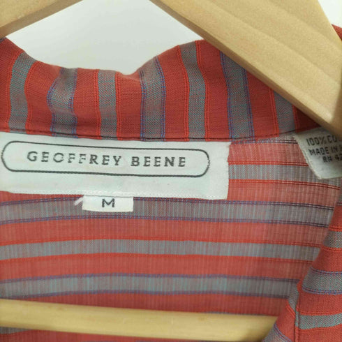ジェフリービーン GEOFFREY BEENE ボーダー柄シャツ メンズ import:M