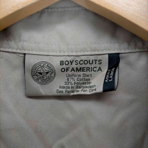ボーイスカウトオブアメリカ BOY SCOUTS OF AMERICA ワッペン装飾半袖シャツ メンズ ADULT LARGE